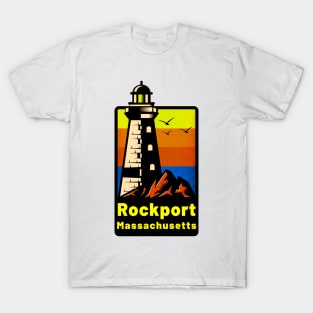 Rockport Massachusetts Lighthouse T-Shirt